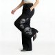 Printed Straight Women's Jeans - Summer High-Waisted Breathable Denim Streetwear